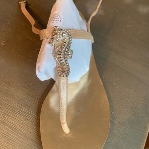 antonio melani gold seahorse shoes size 8.5